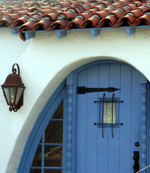 Spanish Colonial Revival detail, Monterey Lane, San Clemente